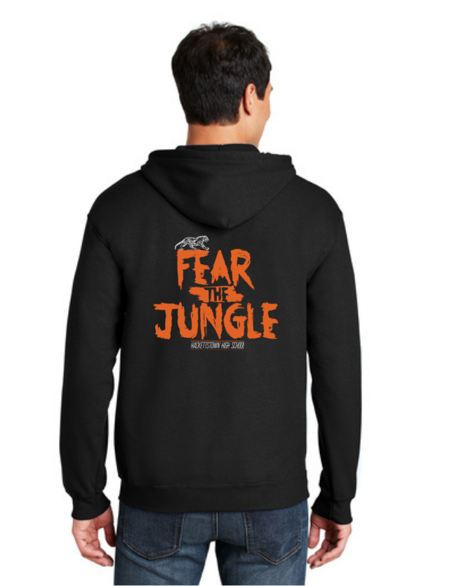 Hackettstown School Store-Unisex Zip-Up Fear The Jungle